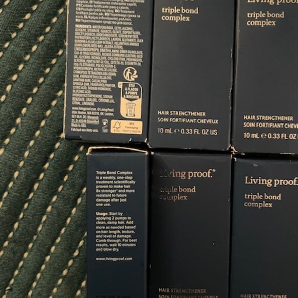 Living Proof Bundle Triple Bond Complex Smooth Styling Spray Curl Shampoo NEW - Picture 6 of 11